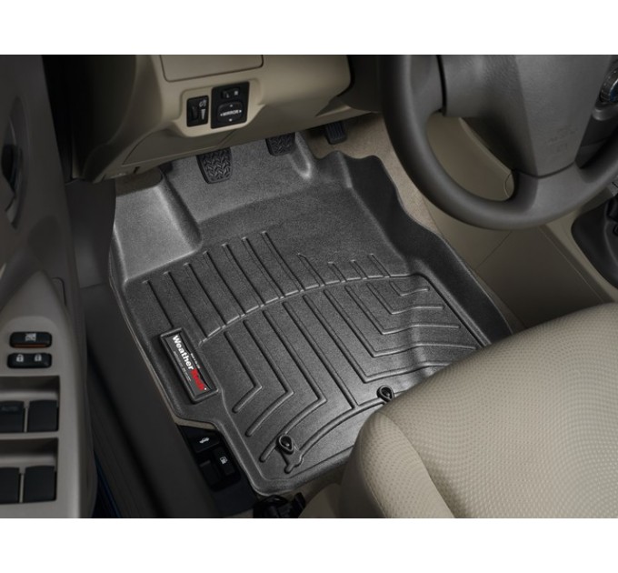 Коврики Weathertech Black для Toyota Yaris (US)(sedan)(mkII)(with heating vens under front seats) 2005-2011, ціна: 10 641 грн.