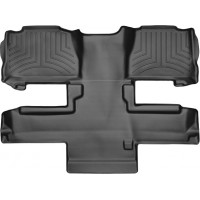 Килимки WeatherTech Black для GMC Yukon (mkIII)(not hybrid)(2 row bucket seats)(2-3 row) 2011-2014