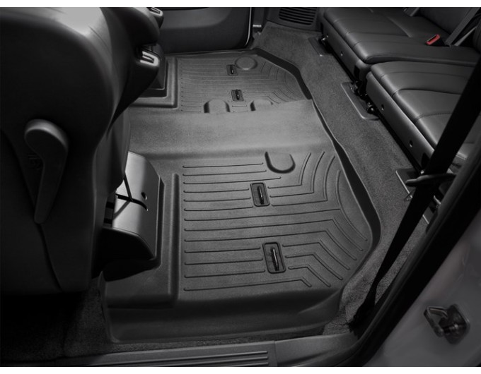 Коврики WeatherTech Black для Cadillac Escalade ESV (mkIII); Chevrolet Suburban (mkX); GMC Yukon XL (mkX)(2 row bucket seats)(3 row) 2011-2014, цена: 6 915 грн.