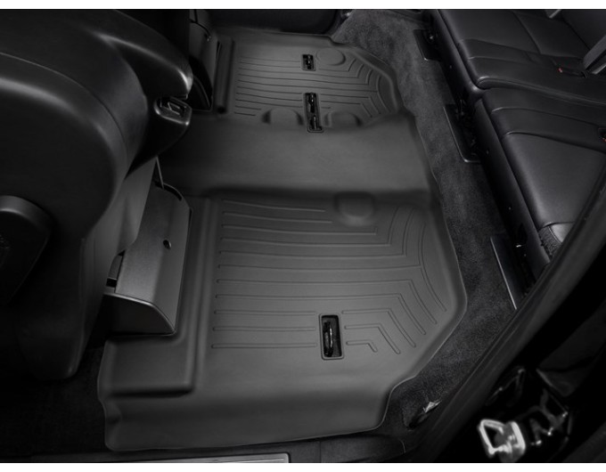 Коврики WeatherTech Black для Cadillac Escalade ESV (mkIII); Chevrolet Suburban (mkX); GMC Yukon XL (mkX)(2 row bench seats)(3 row) 2011-2014, цена: 6 915 грн.