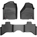 Коврики Weathertech Black для Dodge Ram (quad cab)(mkIV)(1 fixing hook)(no PTO Kit) 2009-2012, ціна: 13 915 грн.