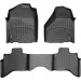 Коврики Weathertech Black для Dodge Ram (quad cab)(mkIV)(1 fixing hook)(no PTO Kit) 2009-2012, ціна: 12 894 грн.