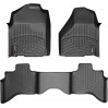 Коврики Weathertech Black для Dodge Ram (quad cab)(mkIV)(1 fixing hook)(no PTO Kit) 2009-2012, ціна: 12 894 грн.