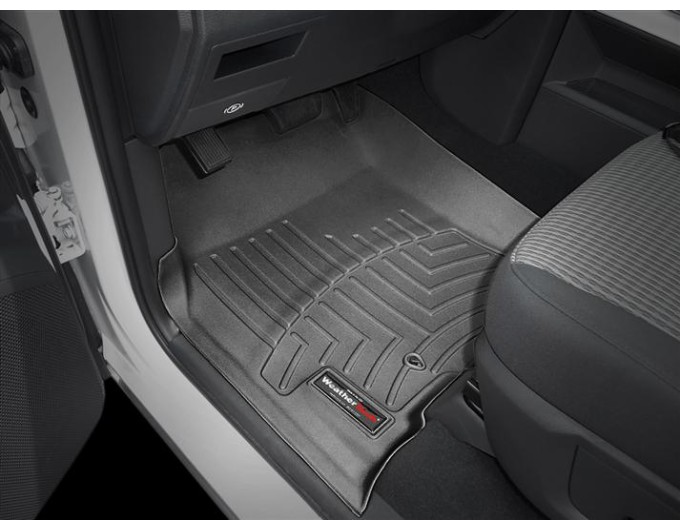 Коврики Weathertech Black для Dodge Ram (quad cab)(mkIV)(1 fixing hook)(no PTO Kit) 2009-2012, ціна: 13 915 грн.