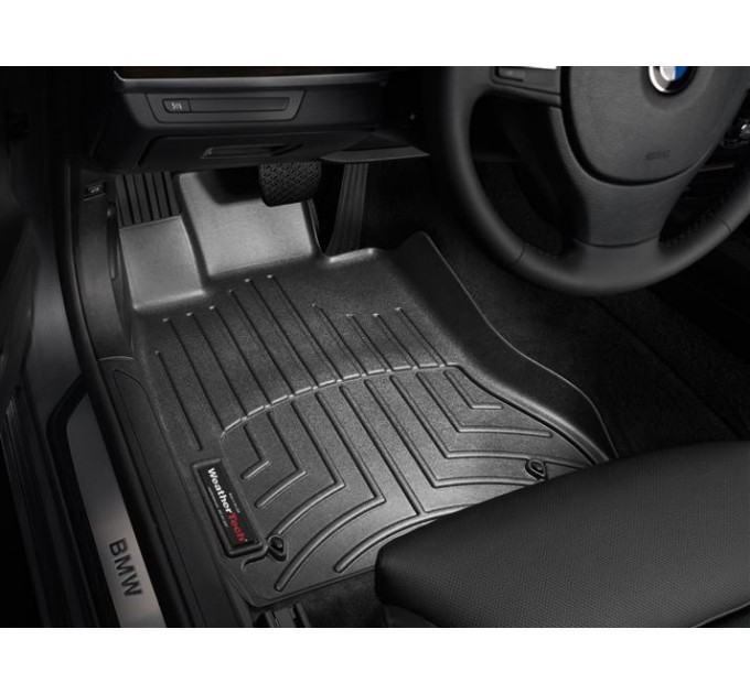 Коврики Weathertech Black для BMW 7-series (F01/F02)(RWD)(1 row) 2008-2012, ціна: 6 144 грн.