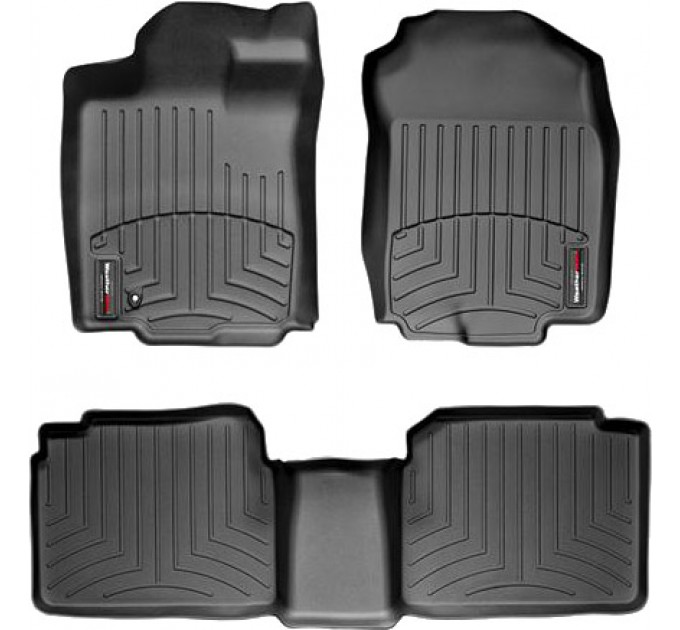 Коврики WeatherTech Black для Ford Fusion (mkI); Lincoln MKZ (mkI); Mercury Milan (mkI)(2WD)(1 fixing hook) 2010-2013 (USA), цена: 10 641 грн.