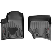 Коврики WeatherTech Black для Volkswagen Touareg (mkI); Porsche Cayenne (mkI)(4 round fixings)(1 row) 2007-2010