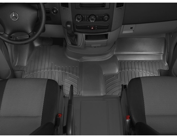 Коврики WeatherTech Black для Mercedes-Benz Sprinter (mkII)(cargo); Dodge Sprinter (mkI)(cargo) 2006-2018, цена: 12 373 грн.