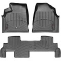 Коврики Weathertech Black для Chevrolet Traverse; GMC Acadia; Buick Enclave (mkI)(1 twist fixing)(1-2 row)(2 row bench seat) 2007-2017, ціна: 11 709 грн.