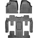 Коврики WeatherTech Black для GMC Acadia; Buick Enclave; Saturn Outlook (mkI)(1 twist fixing)(1-2-3 row)(2 row bucket seats) 2007-2017, цена: 12 487 грн.