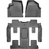 Коврики Weathertech Black для GMC Acadia; Buick Enclave; Saturn Outlook (mkI)(1 twist fixing)(1-2-3 row)(2 row bucket seats) 2007-2017, ціна: 12 487 грн.