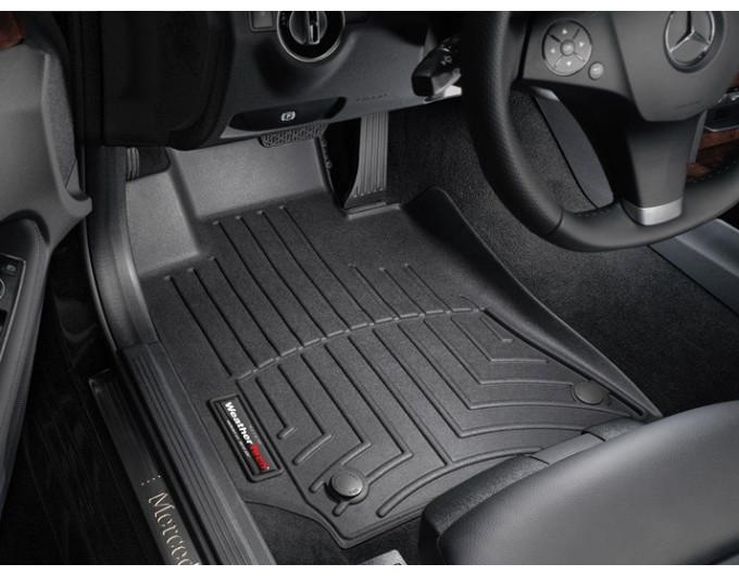 Коврики WeatherTech Black для Mercedes-Benz E-Class (W212/S212)(sedan & wagon) / CLS-Class (C218)(2 fixing posts)(1 row) 2010-2014, цена: 6 692 грн.