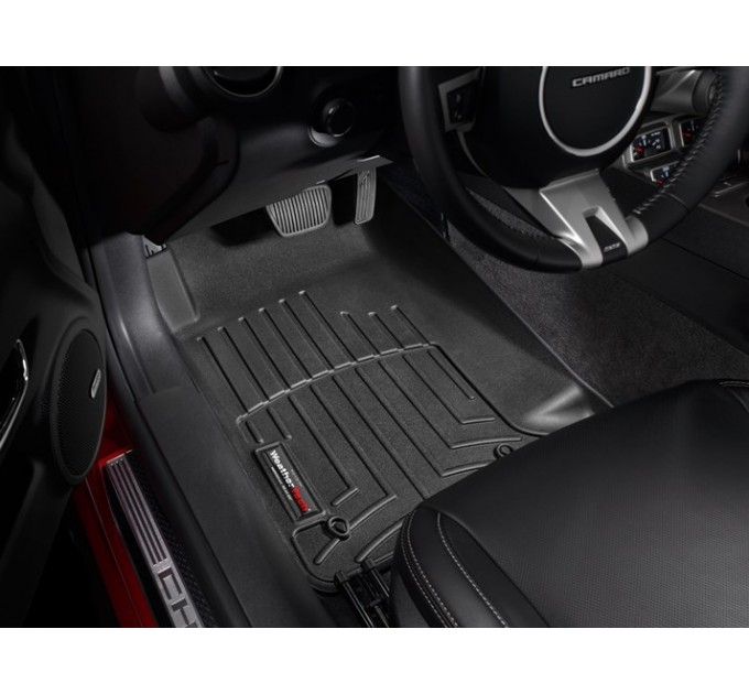 Коврики WeatherTech Black для Chevrolet Camaro (mkV)(1 row) 2010-2015, цена: 6 144 грн.