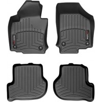 Коврики WeatherTech Black для Volkswagen Golf (mkV-mkVI) / Jetta (mkV) / Scirocco (mkIII); Skoda Octavia (mkII)(4 round fixings) 2003-2017