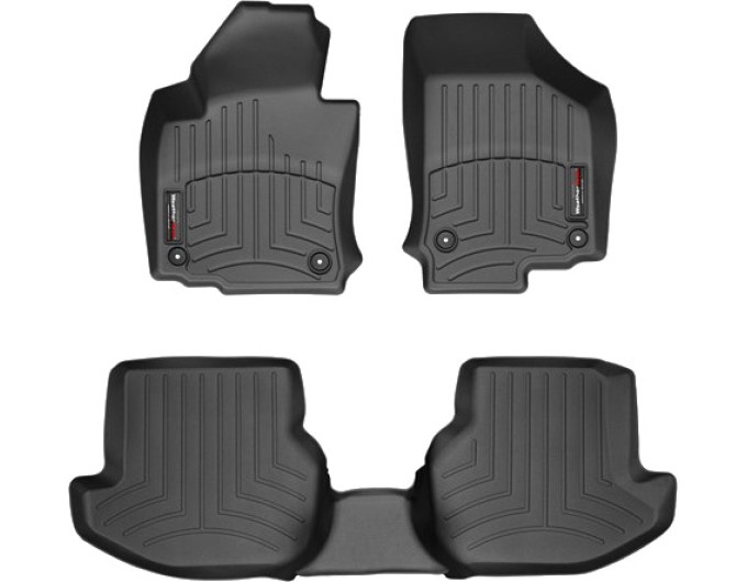 Коврики WeatherTech Black для Volkswagen Eos (mkI)(4 round fixings) 2006-2015, цена: 11 488 грн.