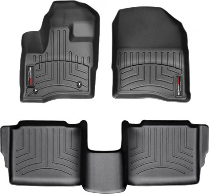 Коврики WeatherTech Black для Ford Taurus (mkVI)(2 fixing hooks) 2010-2010, цена: 9 994 грн.