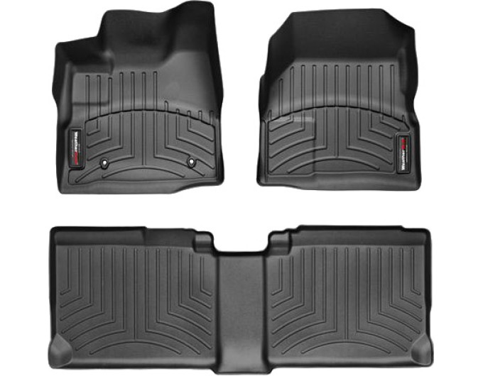 Коврики Weathertech Black для Chevrolet Equinox (mkII); GMC Terrain (mkI)(2 fixing hooks) 2010-2017, ціна: 11 488 грн.