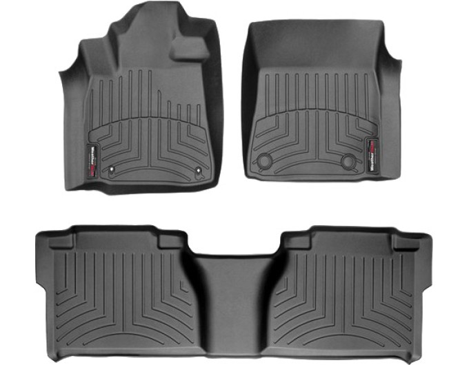 Коврики WeatherTech Black для Toyota Tundra (mkII)(double cab) 2007-2011, цена: 11 709 грн.