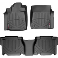 Коврики WeatherTech Black для Toyota Tundra (mkII)(crew cab) 2007-2011