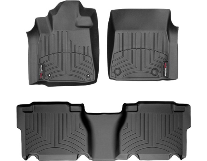 Коврики WeatherTech Black для Toyota Tundra (mkII)(crew cab) 2007-2011, цена: 11 709 грн.