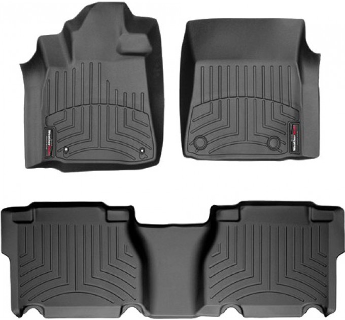 Коврики Weathertech Black для Toyota Tundra (crew cab)(mkII) 2007-2011, ціна: 10 849 грн.