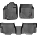 Коврики WeatherTech Black для Toyota Sequoia (mkII)(1-2 row)(no console on 2 row) 2008-2011, цена: 11 488 грн.