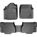Коврики WeatherTech Black для Toyota Sequoia (mkII)(1-2 row)(2 row bucket seats with console) 2008-2011, цена: 11 709 грн.