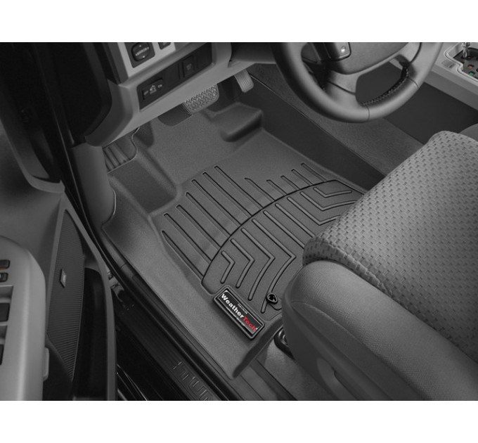 Коврики Weathertech Black для Toyota Sequoia (mkII)(1-2 row)(no console on 2 row) 2008-2011, ціна: 10 641 грн.