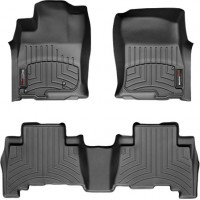 Коврики Weathertech Black для Lexus GX (mkII); Toyota 4Runner (mkV)(2 fixings) 2009-2013