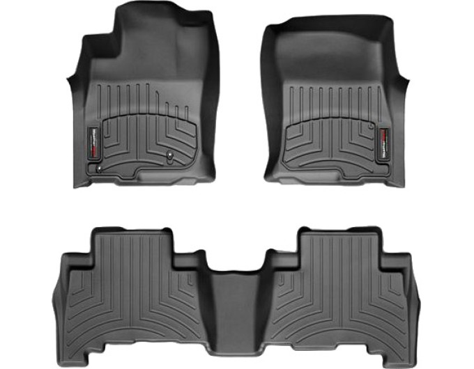 Коврики WeatherTech Black для Toyota Land Cruiser Prado (J150) / 4Runner (mkV); Lexus GX (mkII)(2 fixings) 2009-2013, цена: 11 488 грн.