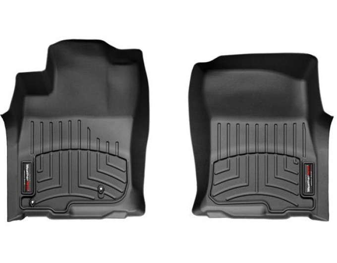 Коврики WeatherTech Black для Toyota Land Cruiser Prado (J150) / 4Runner (mkV); Lexus GX (mkII)(2 fixings)(1 row) 2009-2013, цена: 6 692 грн.