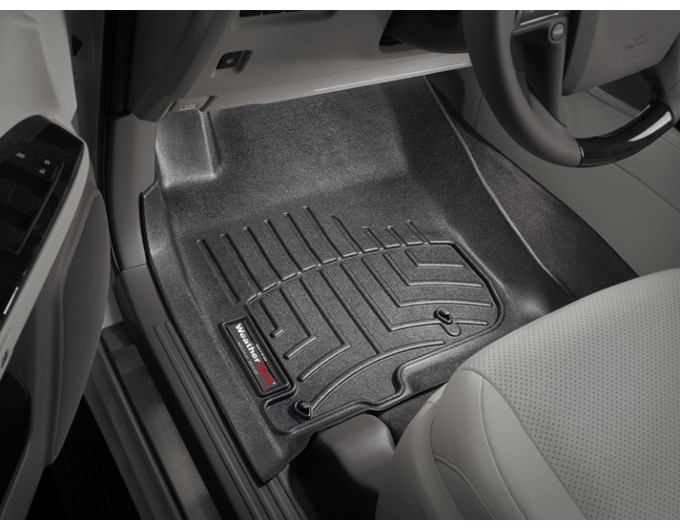 Коврики WeatherTech Black для Toyota Land Cruiser Prado (J150) / 4Runner (mkV); Lexus GX (mkII)(2 fixings) 2009-2013, цена: 11 488 грн.