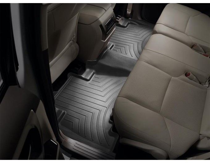 Коврики WeatherTech Black для Toyota Land Cruiser Prado (J150) / 4Runner (mkV); Lexus GX (mkII)(2 row) 2009→, цена: 4 911 грн.