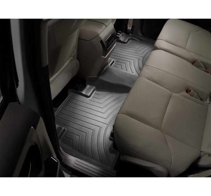 Коврики WeatherTech Black для Toyota Land Cruiser Prado (J150) / 4Runner (mkV); Lexus GX (mkII)(2 row) 2009→, цена: 4 498 грн.