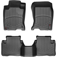 Коврики Weathertech Black для Honda Crosstour (mkI)(AWD)(4 twist fixings) 2010-2015