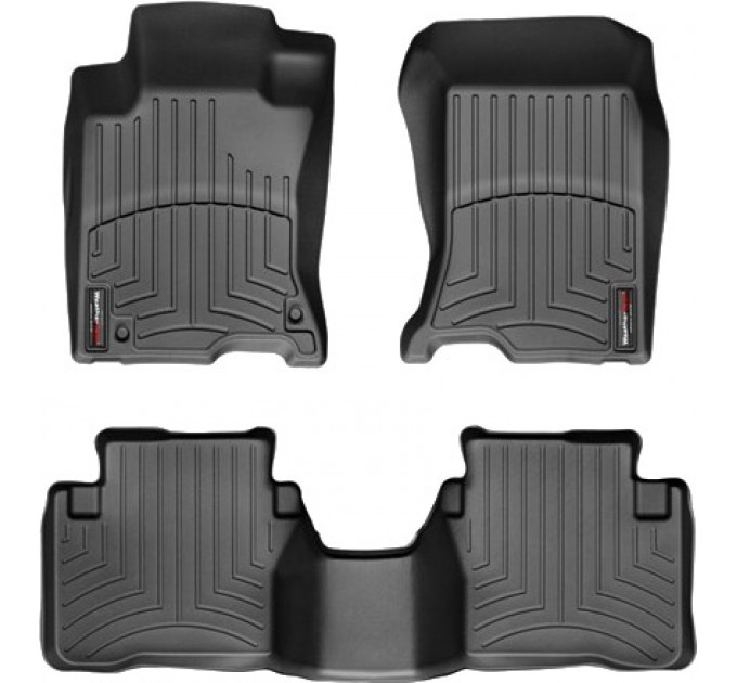 Коврики WeatherTech Black для Honda Crosstour (mkI)(AWD)(4 twist fixings) 2010-2015, цена: 10 641 грн.