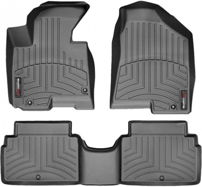 Коврики Weathertech Black для Kia Sportage (US)(mkIII); Hyundai ix35 (US)(mkII)(3 fixing posts) 2011-2013, ціна: 10 641 грн.