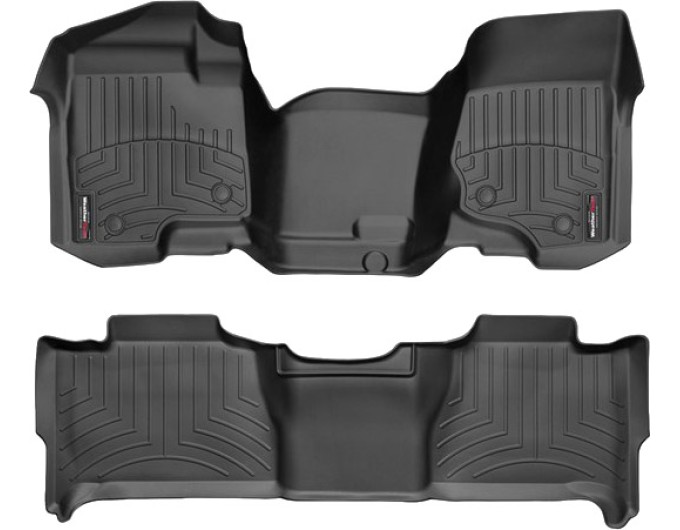 Коврики Weathertech Black для Chevrolet Tahoe (mkIII)(1-2 row) 2007-2014 gasoline, ціна: 13 259 грн.