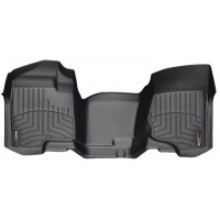 Коврики Weathertech Black для Chevrolet Tahoe (mkIII) / Silverado (mkII)(extended & double cab)(no 4x4 shifter)(1 row) 2007-2017