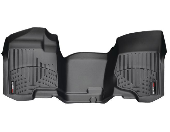 Коврики WeatherTech Black для Chevrolet Tahoe (mkIII) / Silverado (mkII)(extended & double cab)(no 4x4 shifter)(1 row) 2007-2014, цена: 8 481 грн.