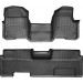 Коврики Weathertech Black для Ford F-150 (extended cab)(mkXI)(no 4x4 shifter)(1 row - 1pc.)(no console)(with air vents to 2 row)(2 fixing posts) 2010-2014, ціна: 14 524 грн.