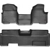 Коврики Weathertech Black для Ford F-150 (extended cab)(mkXI)(no 4x4 shifter)(1 row - 1pc.)(no console)(with air vents to 2 row)(2 fixing posts) 2010-2014, ціна: 14 524 грн.