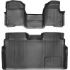 Коврики Weathertech Black для Ford F-150 (double cab)(mkXI)(no 4x4 shifter)(1 row - 1pc.)(no console)(with air vents to 2 row)(2 fixing posts) 2010-2014, ціна: 14 524 грн.