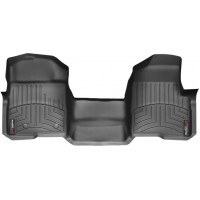 Коврики WeatherTech Black для Ford F-150 (mkXI)(all cabs)(no 4x4 shifter)(no console)(with air vents to 2 row)(2 fixing posts)(1 pc.)(1 row) 2010-2014