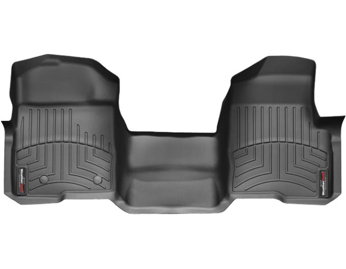 Коврики WeatherTech Black для Ford F-150 (mkXI)(all cabs)(no 4x4 shifter)(no console)(with air vents to 2 row)(2 fixing posts)(1 pc.)(1 row) 2010-2014, цена: 8 481 грн.