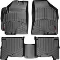 Коврики Weathertech Black для Hyundai Santa Fe (US)(mkII)(2 fixings) 2010-2012