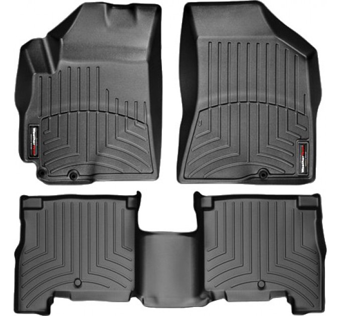 Коврики Weathertech Black для Hyundai Santa Fe (US)(mkII)(2 fixings) 2010-2012, ціна: 10 641 грн.