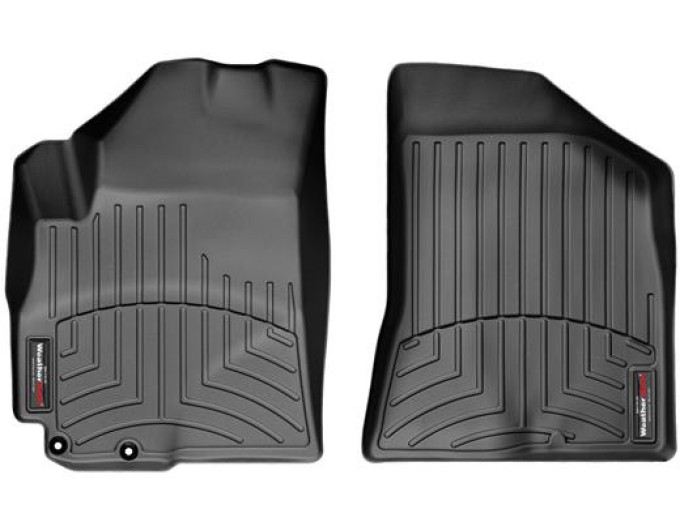 Коврики WeatherTech Black для Hyundai Santa Fe (mkII)(2 fixings)(1 row) 2010-2012 (USA), цена: 6 692 грн.