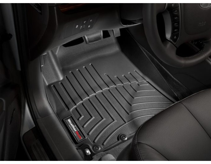 Коврики WeatherTech Black для Hyundai Santa Fe (mkII)(2 fixings)(1 row) 2010-2012 (USA), цена: 6 692 грн.