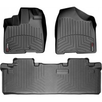 Коврики Weathertech Black для Toyota Sienna (mkIII)(1-2 row)(8 seats) 2010-2012